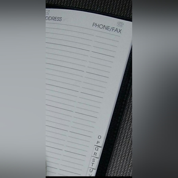 Black faux leather Disney Mickey Embossed Mouse Wallet/Check/Address Book Cover - Picture 10 of 10